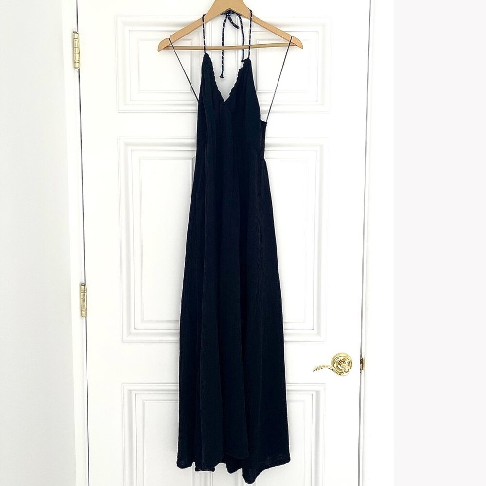 New Xirena Maggie Halter Neck Dress in Black Size Small - Picture 2 of 8